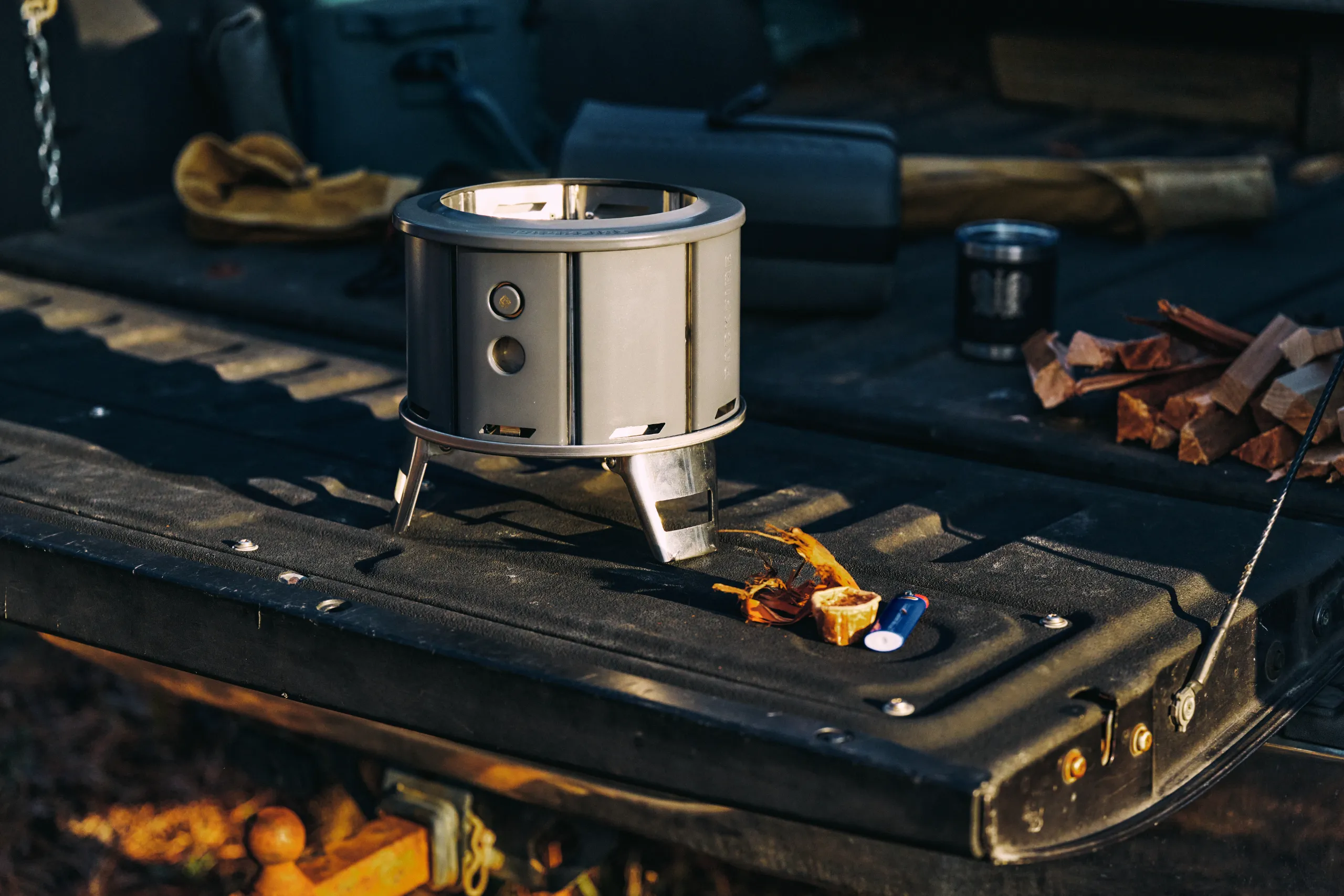 Ember 10 Smokeless Tabletop Fire Pit 9 collapsable pit